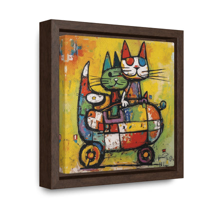 Cat 116, Gallery Canvas Wraps, Square Frame