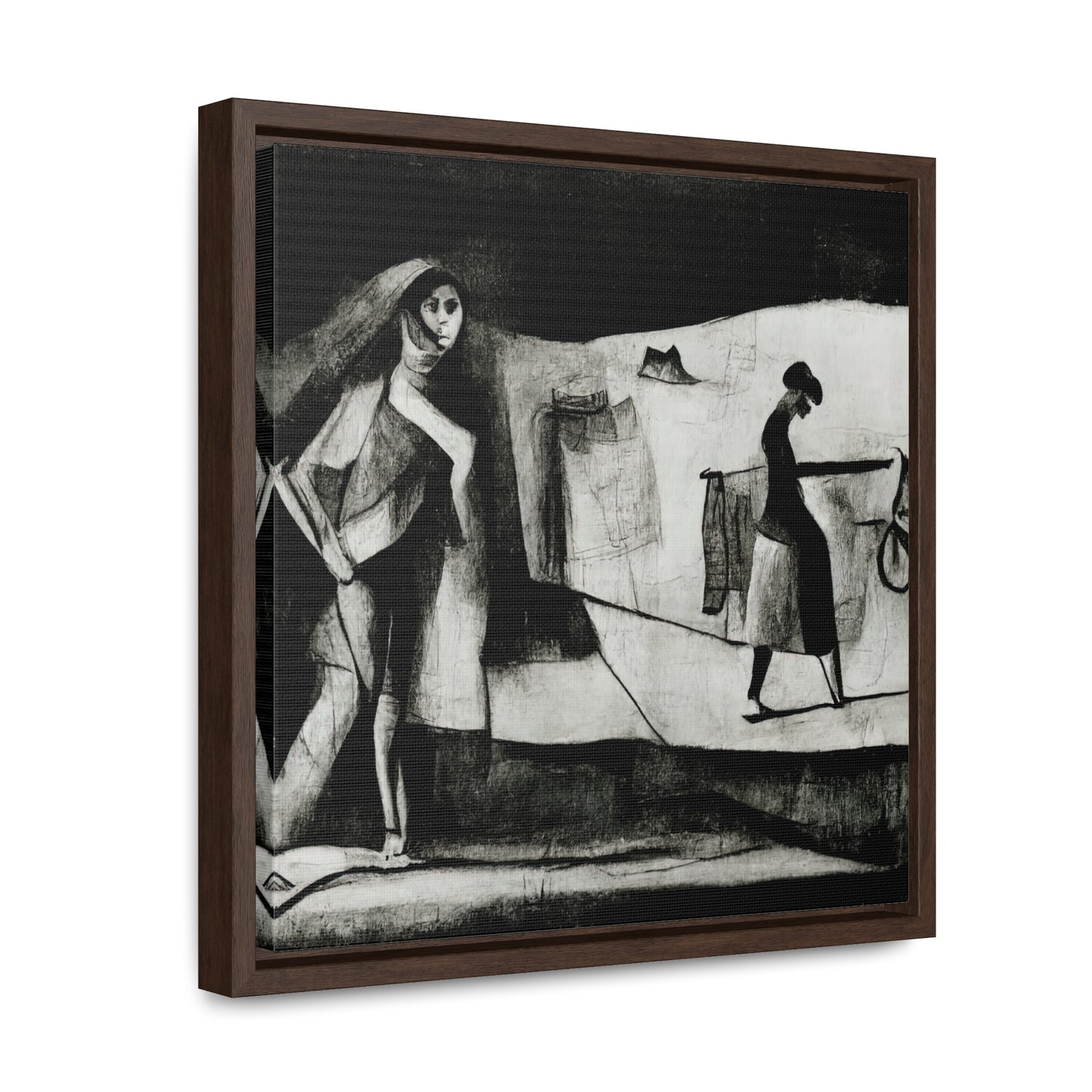 Domestic Memories 40, Valentinii, Gallery Canvas Wraps, Square Frame