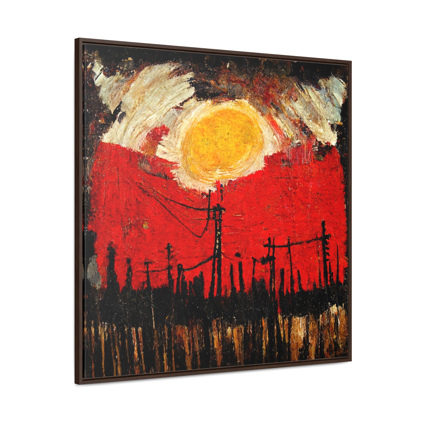 Land of the Sun 37, Valentinii, Gallery Canvas Wraps, Square Frame