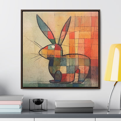 Rabbit 28, Gallery Canvas Wraps, Square Frame