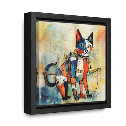 Cat 103, Gallery Canvas Wraps, Square Frame