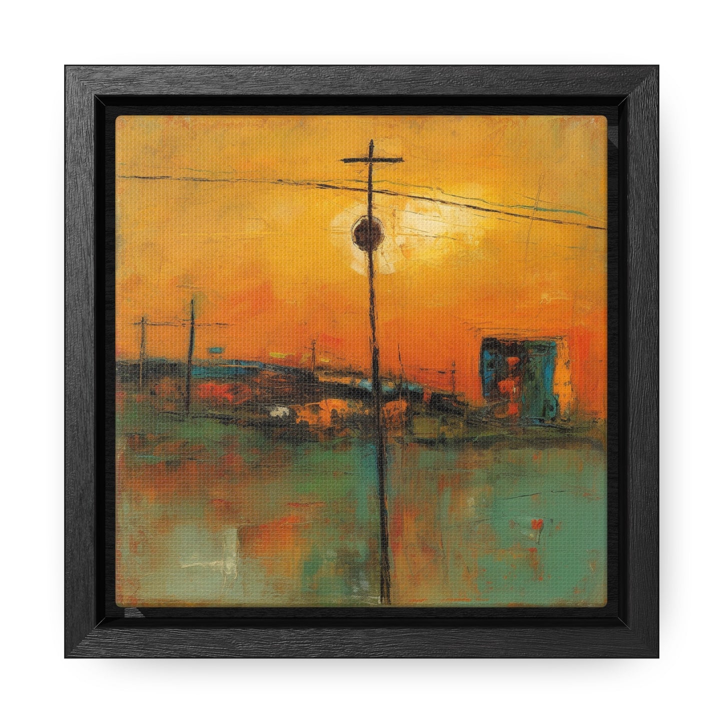 Land of the Sun 57, Valentinii, Gallery Canvas Wraps, Square Frame