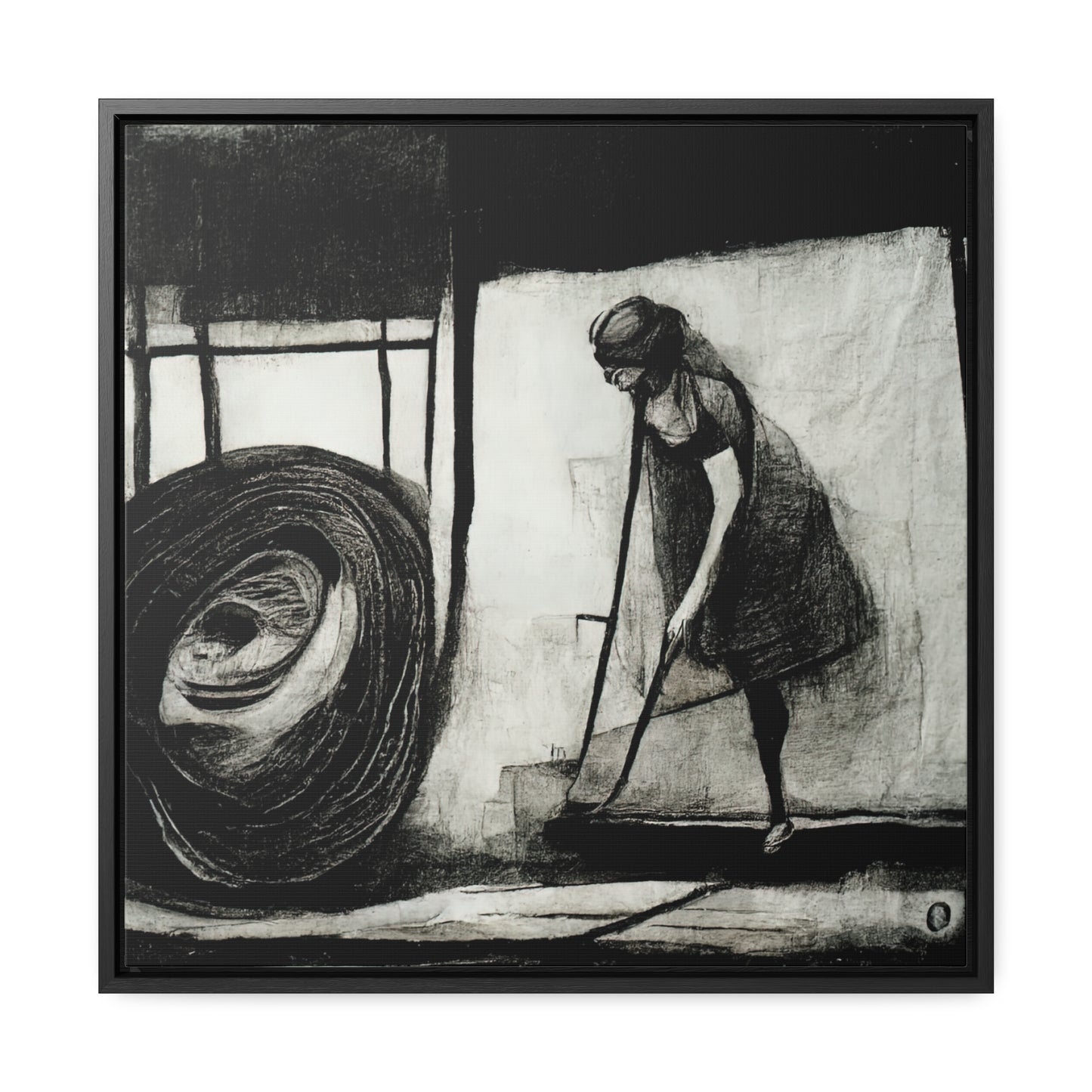 Domestic Memories 42, Valentinii, Gallery Canvas Wraps, Square Frame