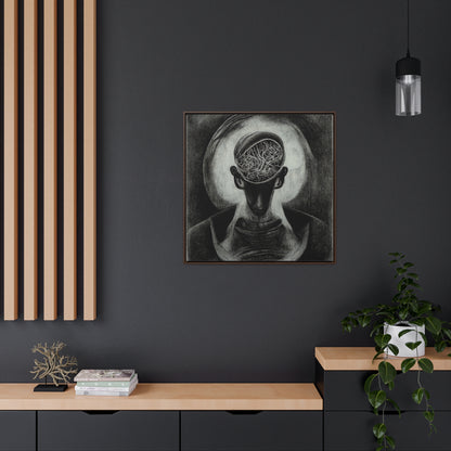 Brain, Valentinii, Gallery Canvas Wraps, Square Frame