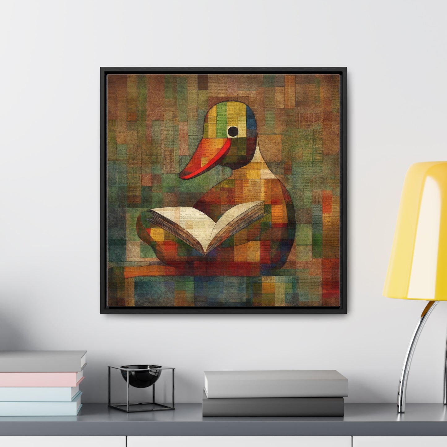 Duck, Gallery Canvas Wraps, Square Frame