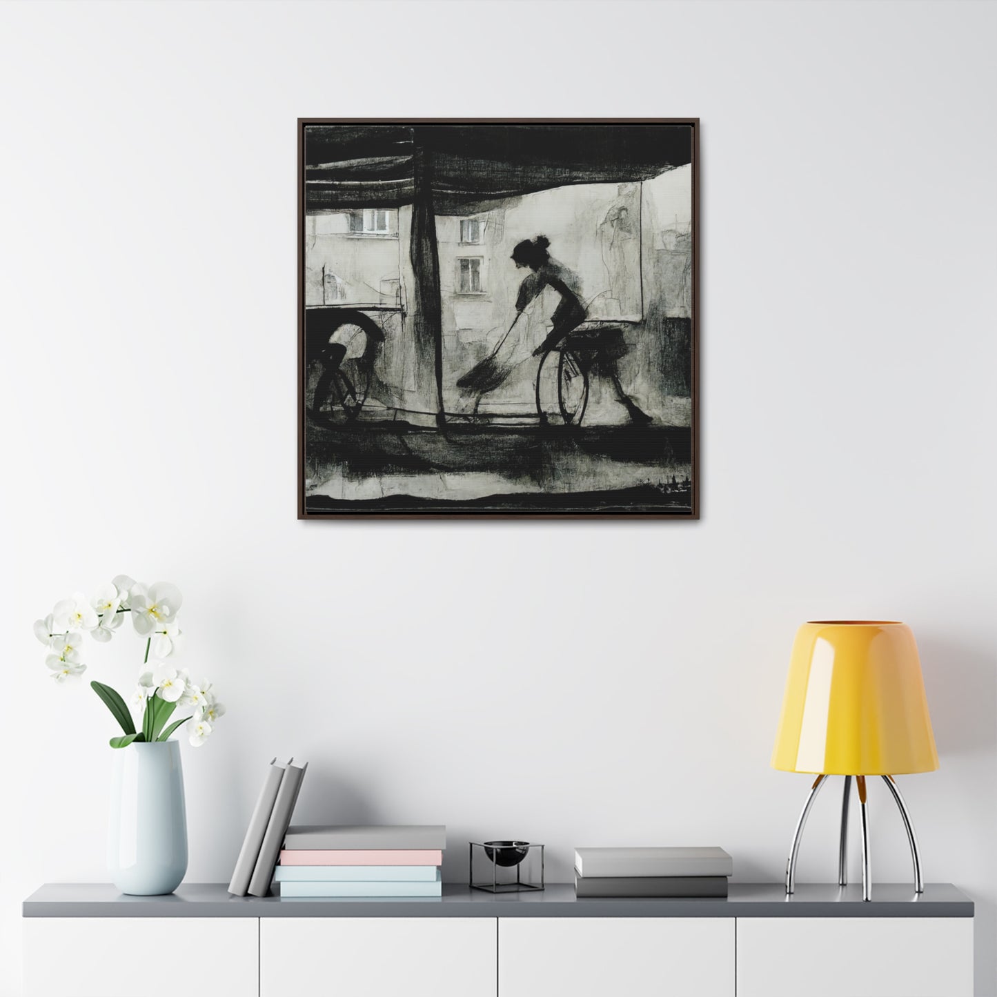 Domestic Memories 18, Valentinii, Gallery Canvas Wraps, Square Frame