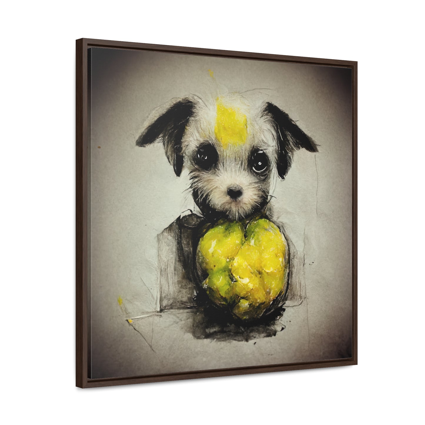 Dogs and Puppies 4, Valentinii, Gallery Canvas Wraps, Square Frame