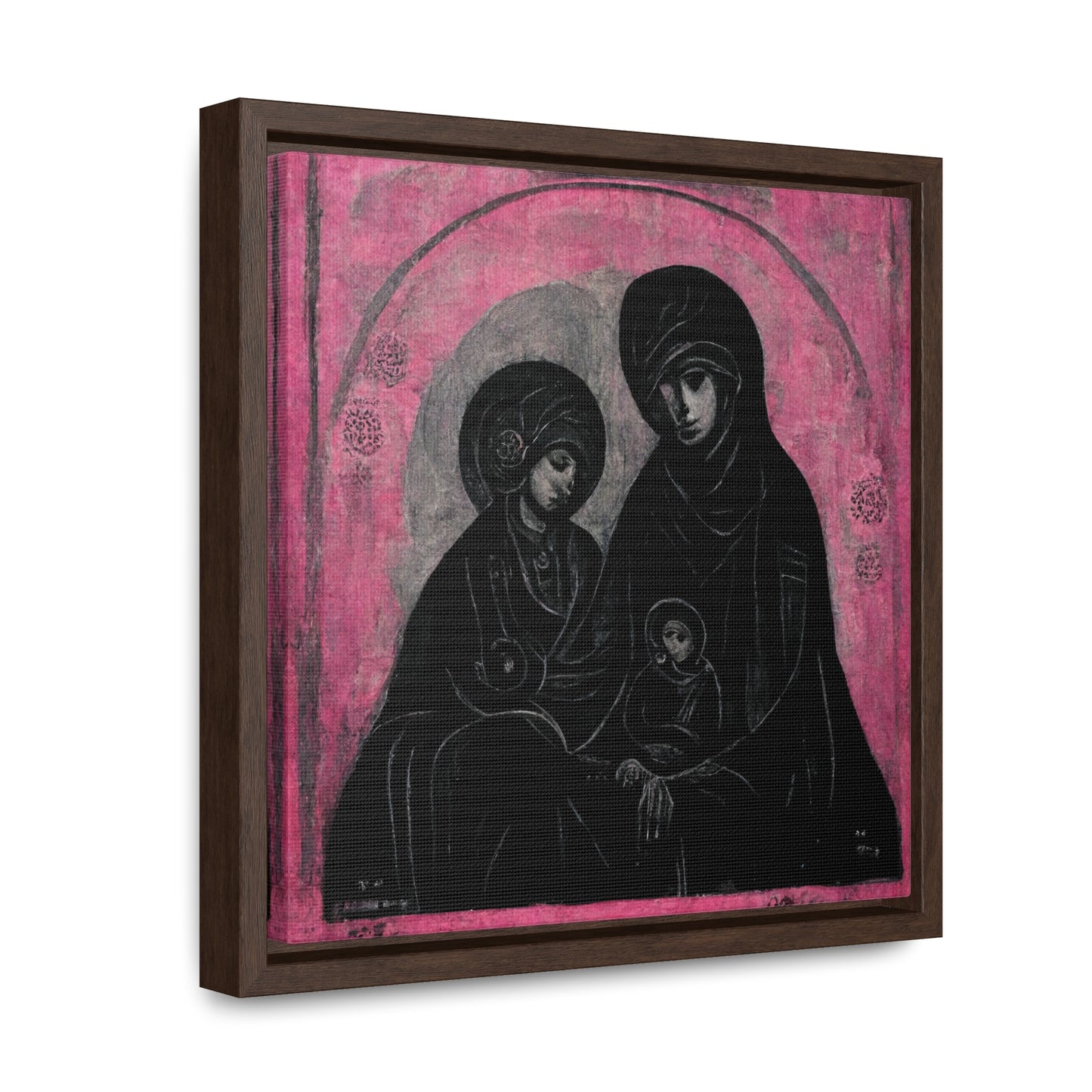 Mary and the Child 9, Valentinii, Gallery Canvas Wraps, Square Frame