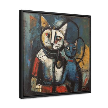 Cat 82, Gallery Canvas Wraps, Square Frame