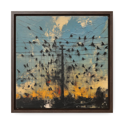 Bird 35, Gallery Canvas Wraps, Square Frame