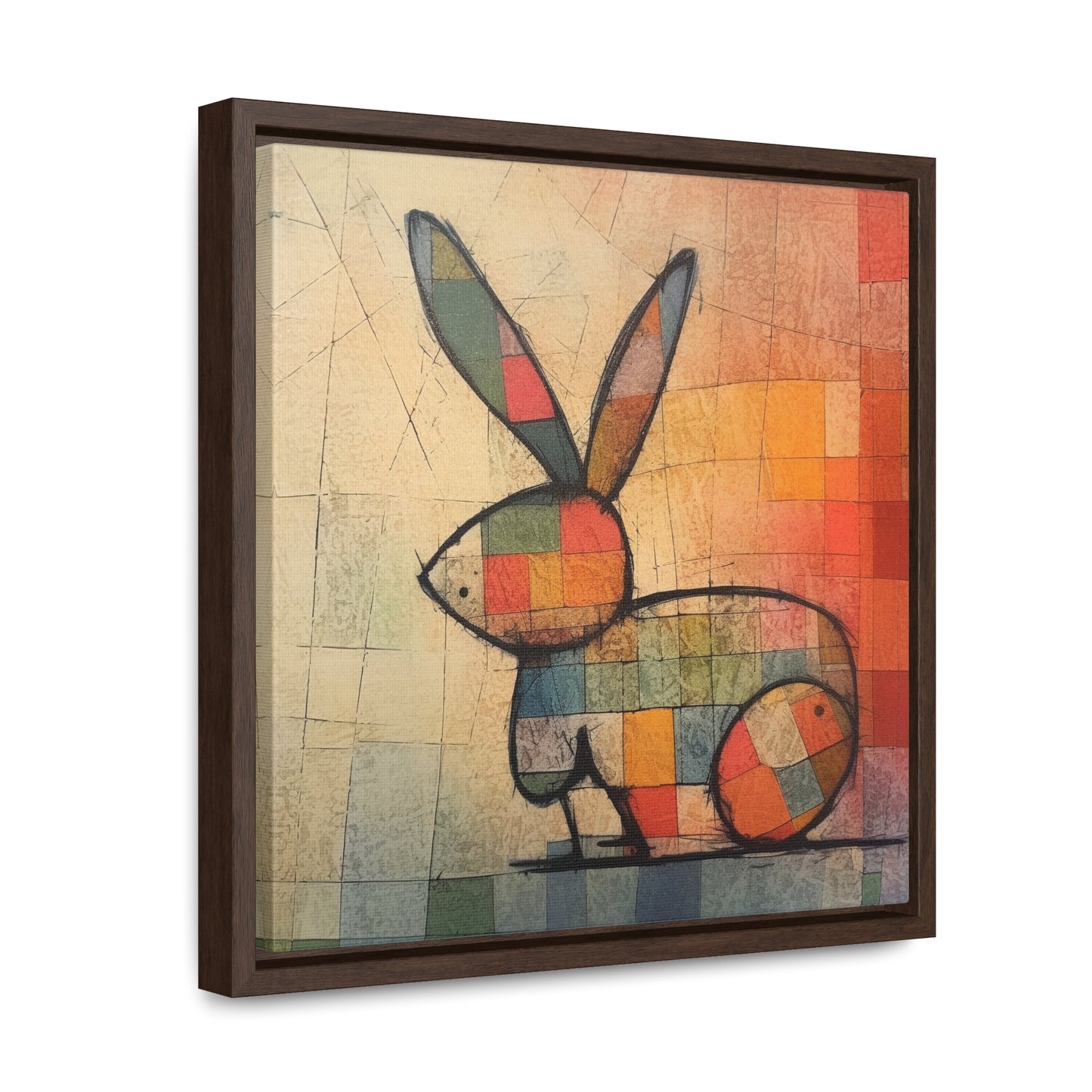 Rabbit 37, Gallery Canvas Wraps, Square Frame