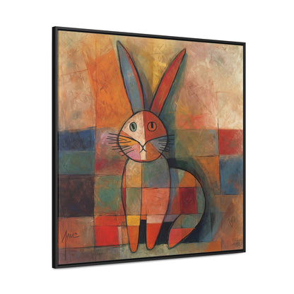 Rabbit 18, Gallery Canvas Wraps, Square Frame