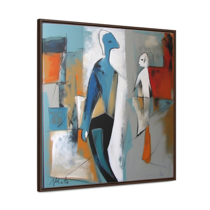 Sad Man 30, Valentinii, Gallery Canvas Wraps, Square Frame