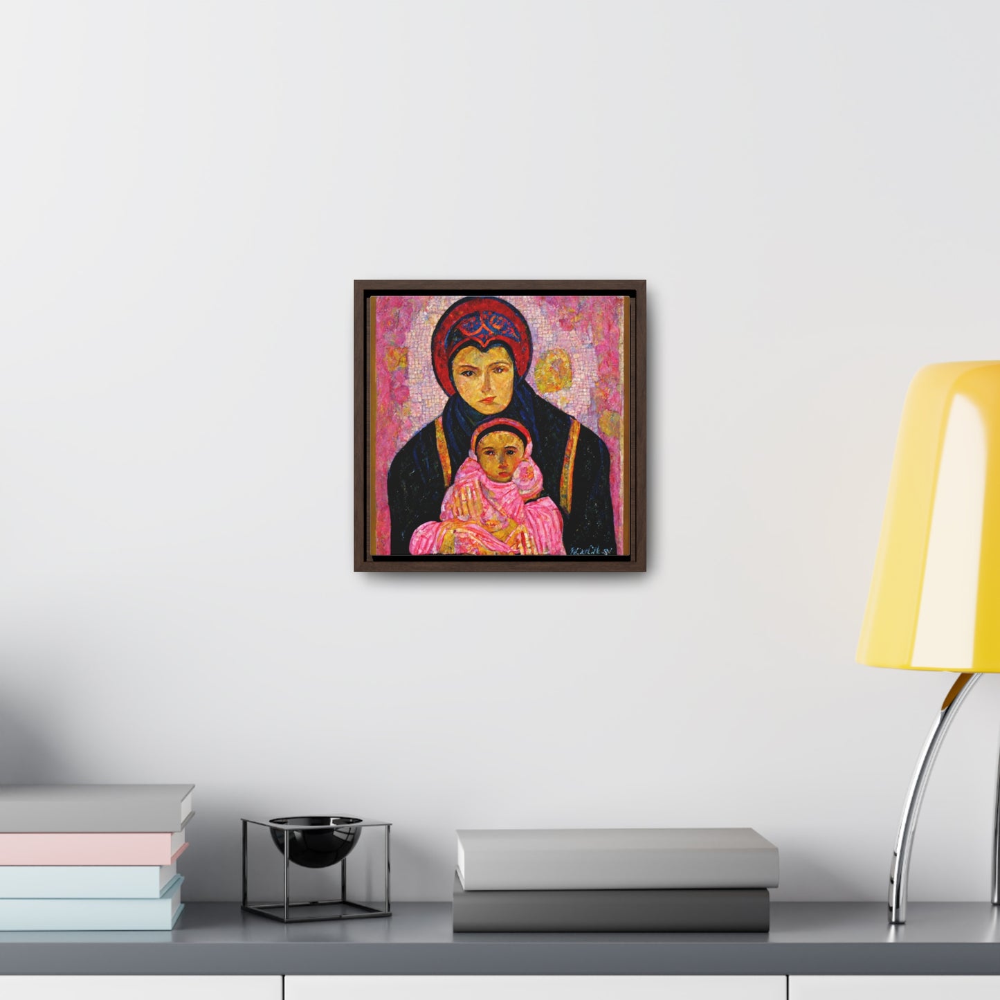 Mary and the Child 13, Valentinii, Gallery Canvas Wraps, Square Frame