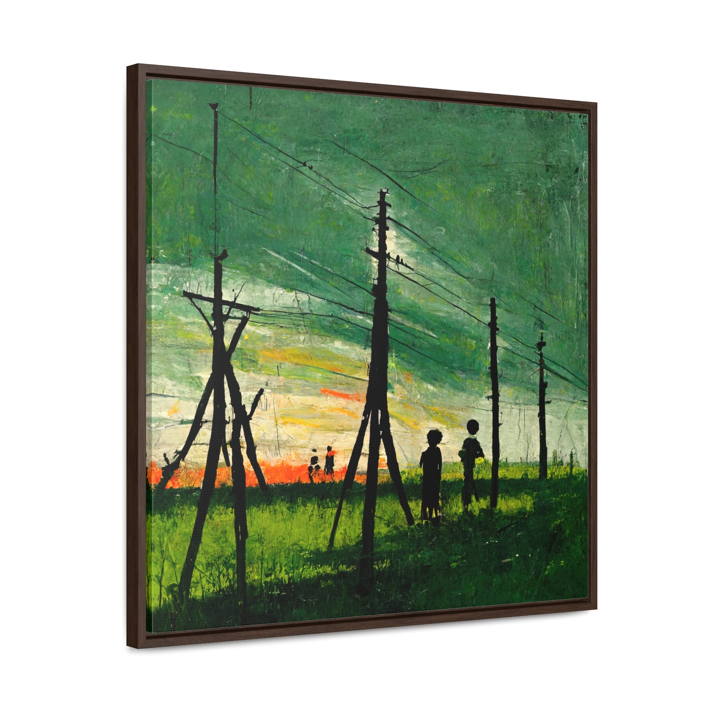 Land of the Sun 35, Valentinii, Gallery Canvas Wraps, Square Frame