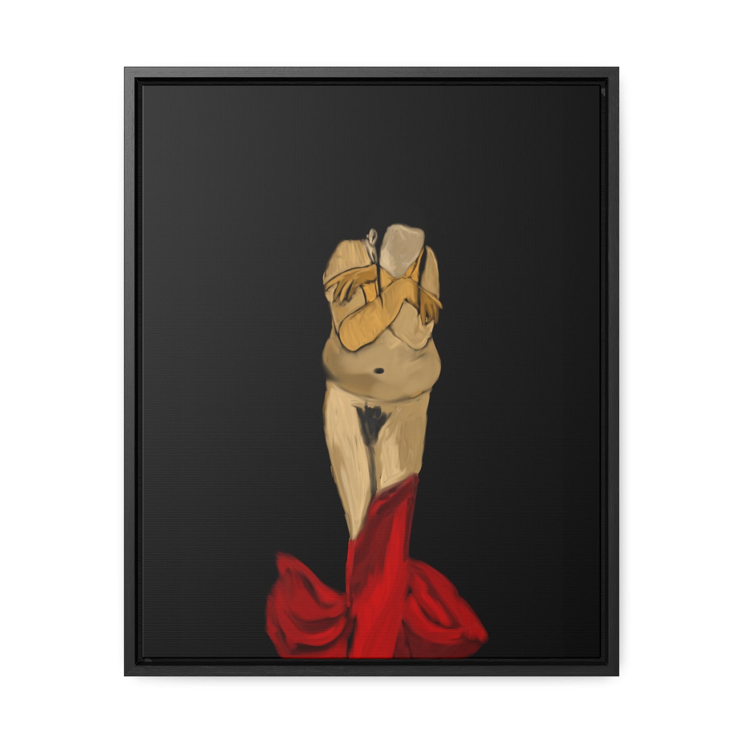 Shame, Original Eduard Pavel, Gallery Canvas Wraps, Vertical Frame