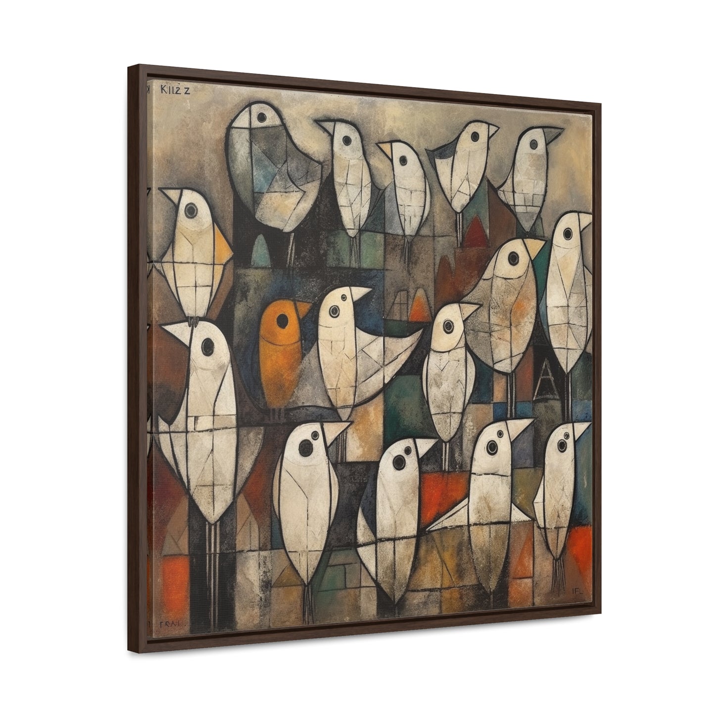 Bird 31, Gallery Canvas Wraps, Square Frame