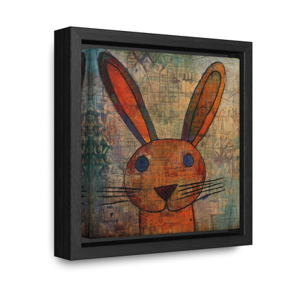 Rabbit 9, Gallery Canvas Wraps, Square Frame