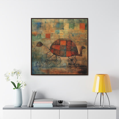 Turtle 8, Gallery Canvas Wraps, Square Frame