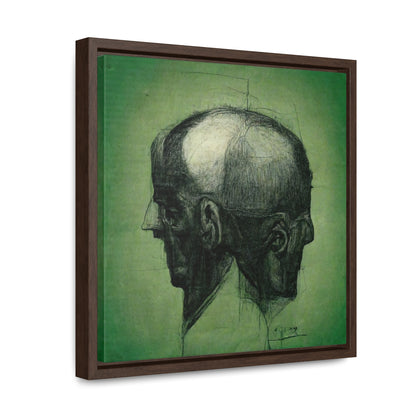 Heads 17, Valentinii, Gallery Canvas Wraps, Square Frame