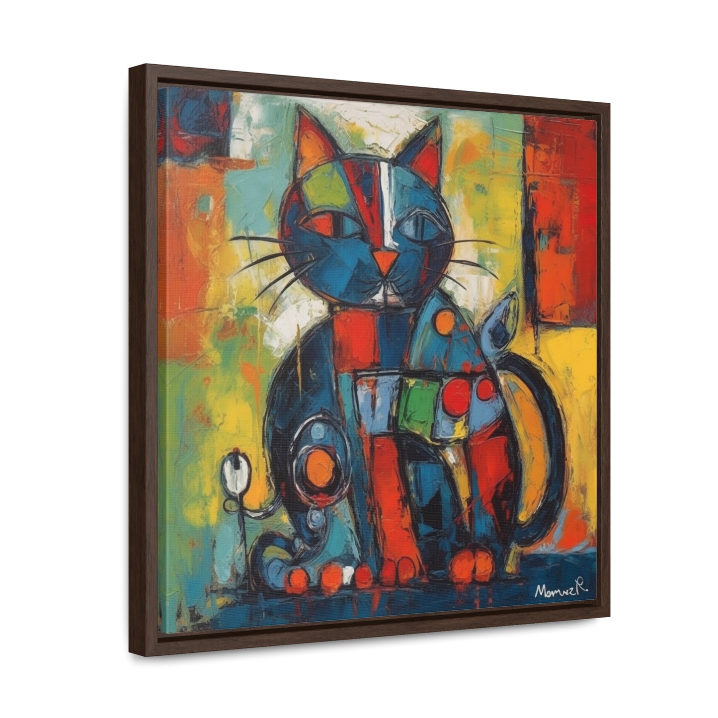 Cat 70, Gallery Canvas Wraps, Square Frame