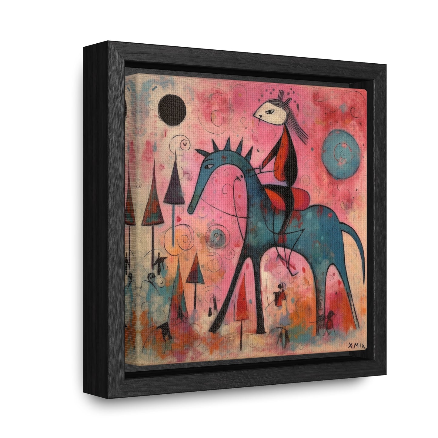 The Dreams of the Child 36, Gallery Canvas Wraps, Square Frame