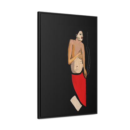 A Depressive Aladdin, Original Eduard Pavel, Gallery Canvas Wraps, Vertical Frame