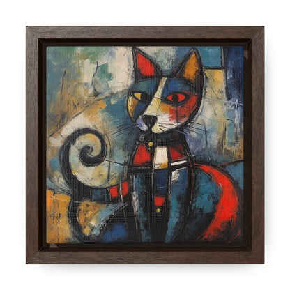 Cat 68, Gallery Canvas Wraps, Square Frame