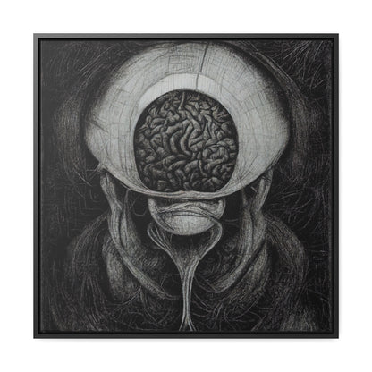 Brain 9, Valentinii, Gallery Canvas Wraps, Square Frame