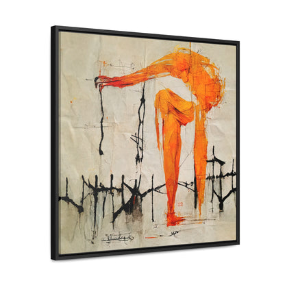 Feet and Drama 16, Valentinii, Gallery Canvas Wraps, Square Frame