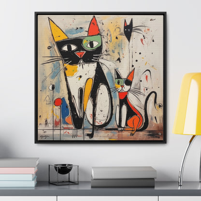 Cat 41, Gallery Canvas Wraps, Square Frame