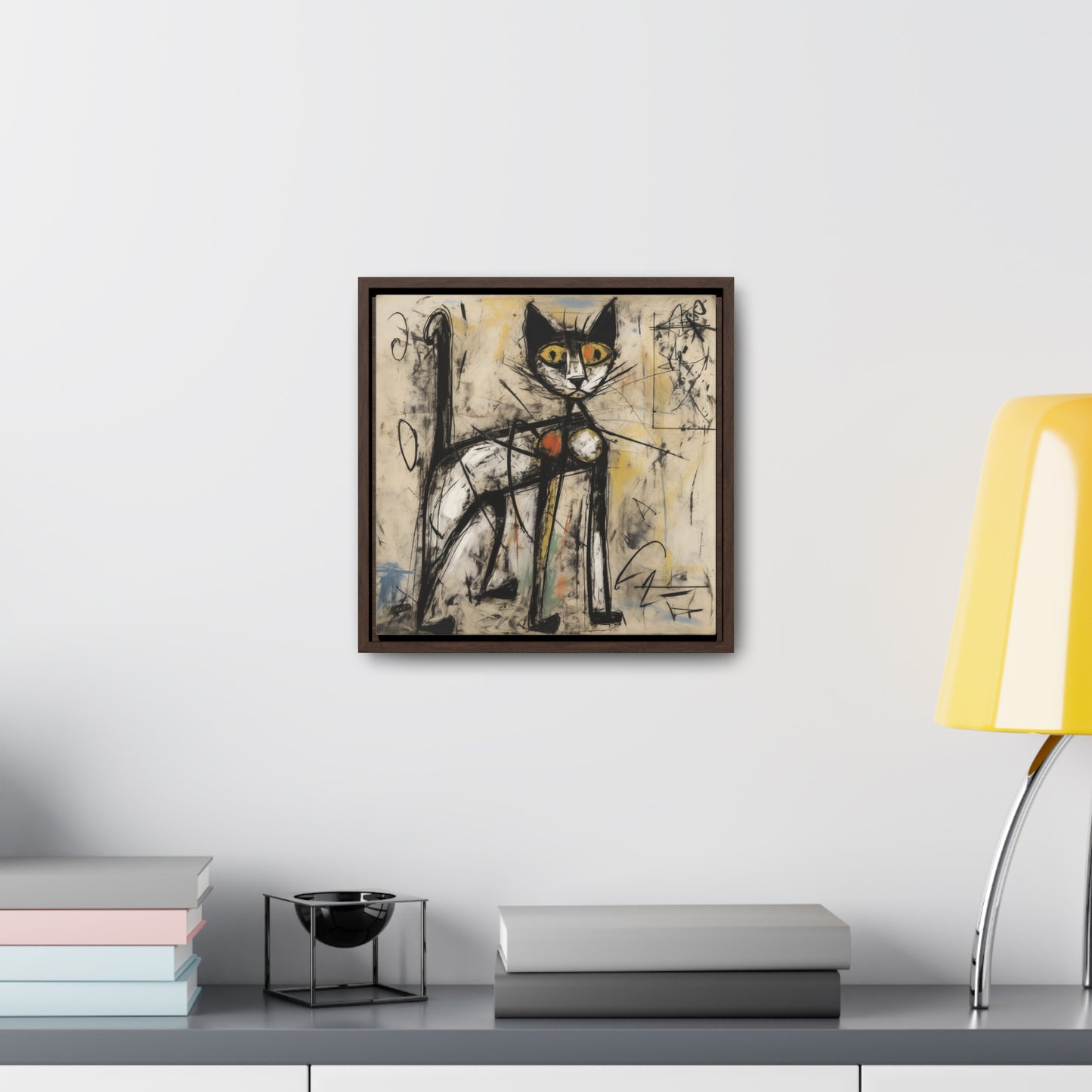 Cat 44, Gallery Canvas Wraps, Square Frame