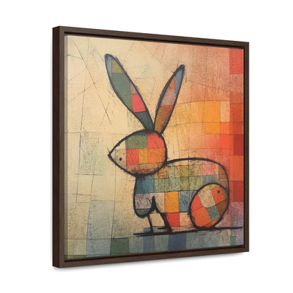 Rabbit 37, Gallery Canvas Wraps, Square Frame