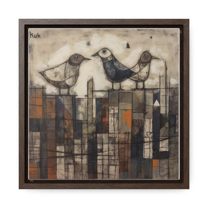 Bird 39, Gallery Canvas Wraps, Square Frame