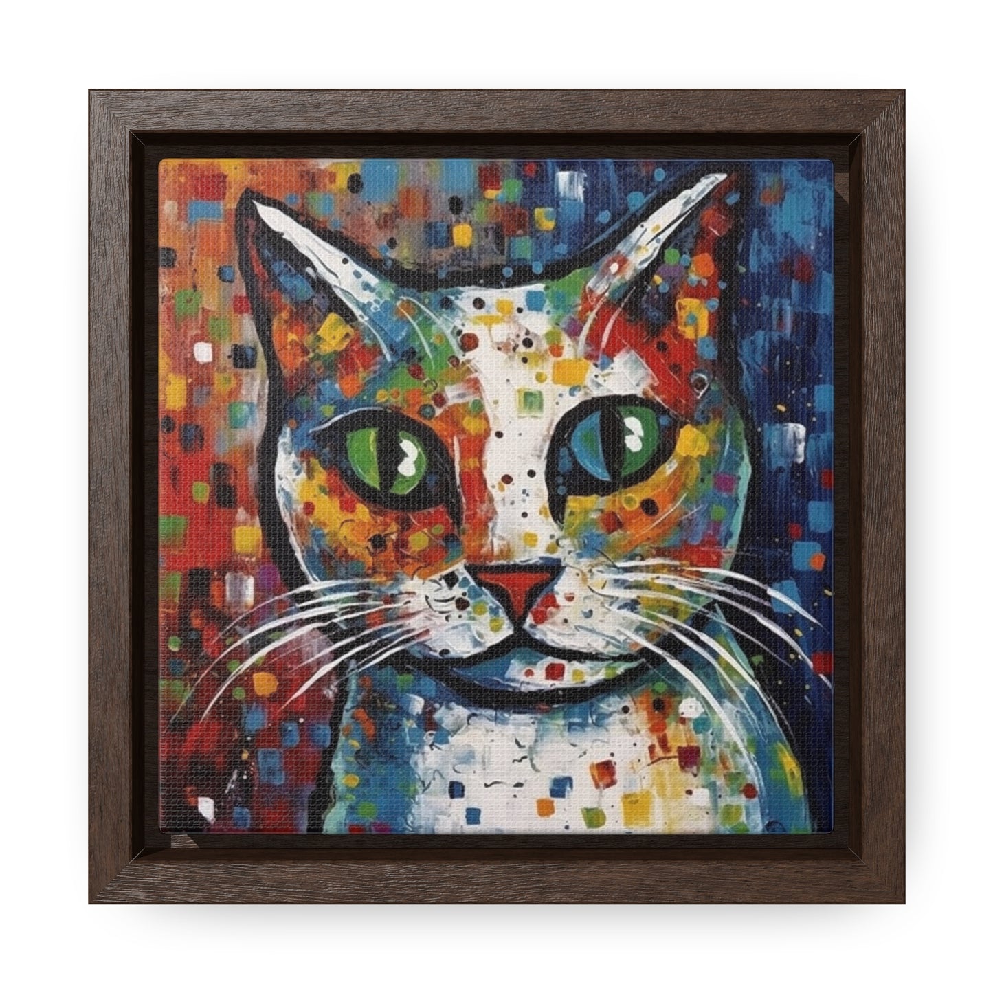 Cat 130, Gallery Canvas Wraps, Square Frame