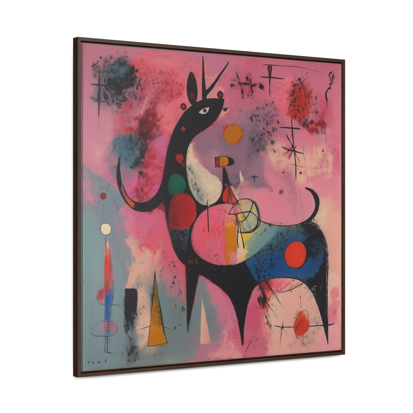 The Dreams of the Child 58, Gallery Canvas Wraps, Square Frame