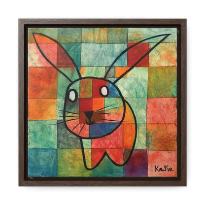 Rabbit 16, Gallery Canvas Wraps, Square Frame