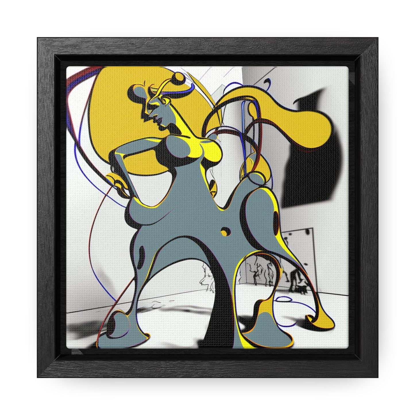 Naivia 3, Gallery Canvas Wraps, Square Frame