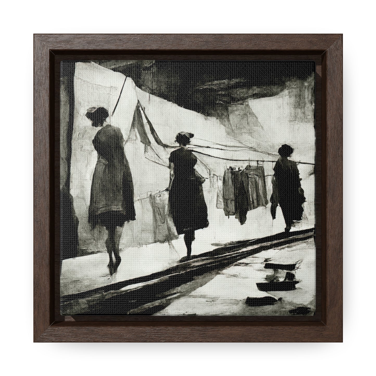 Domestic Memories 3, Valentinii, Gallery Canvas Wraps, Square Frame