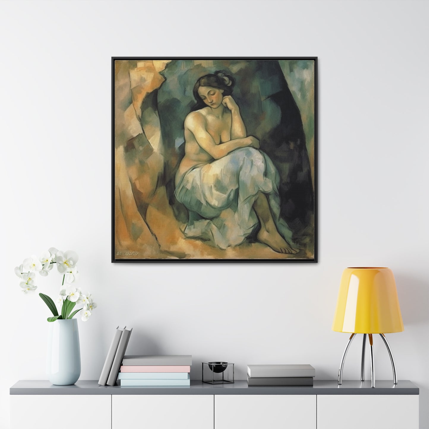 Women 2, Valentinii, Gallery Canvas Wraps, Square Frame