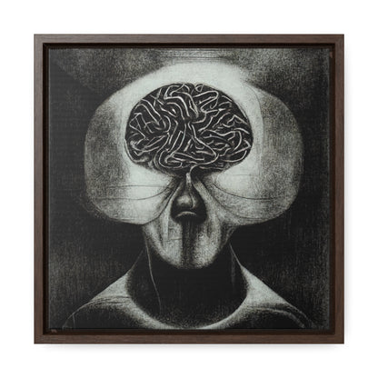 Brain 38, Valentinii, Gallery Canvas Wraps, Square Frame