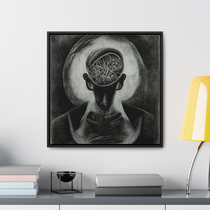 Brain, Valentinii, Gallery Canvas Wraps, Square Frame