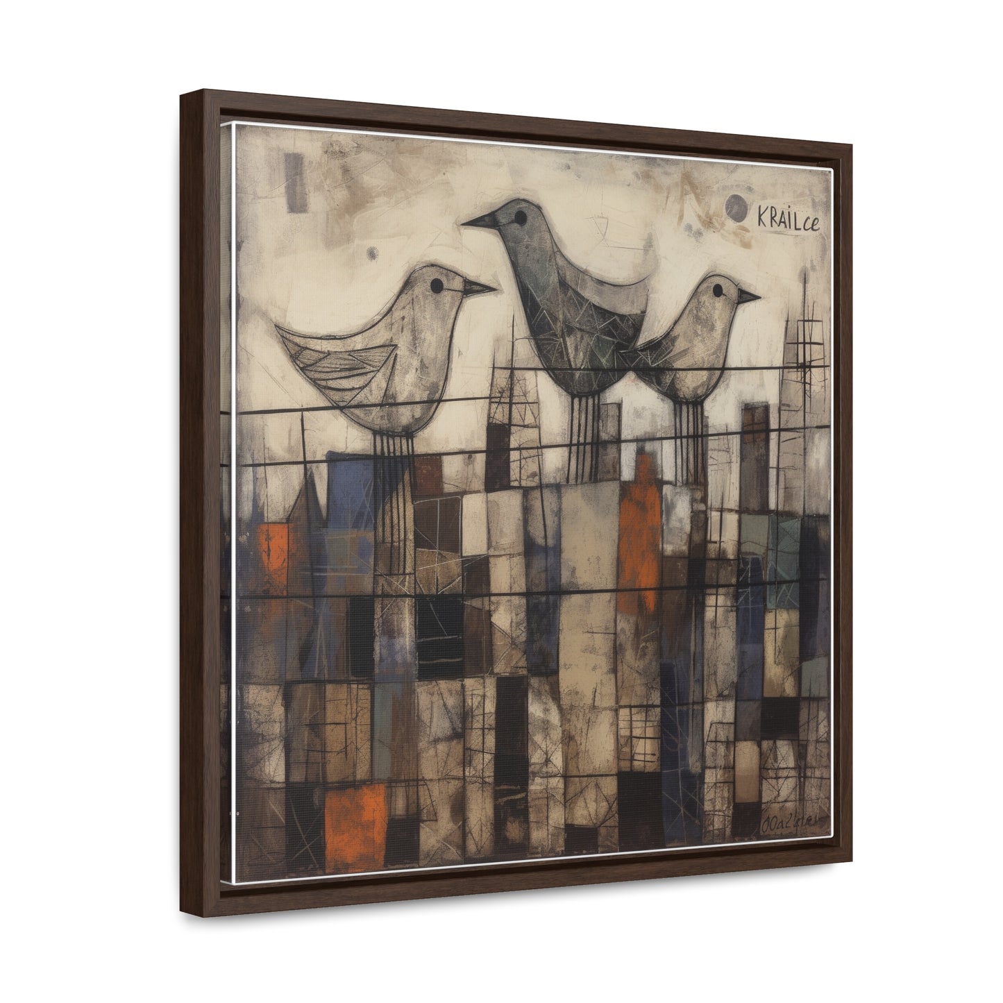 Bird 24, Gallery Canvas Wraps, Square Frame