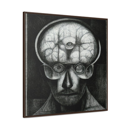 Brain 52, Valentinii, Gallery Canvas Wraps, Square Frame