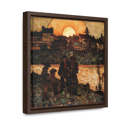 Land of the Sun 47, Valentinii, Gallery Canvas Wraps, Square Frame