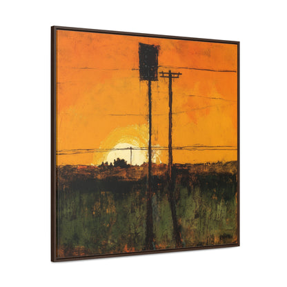 Land of the Sun 84, Valentinii, Gallery Canvas Wraps, Square Frame