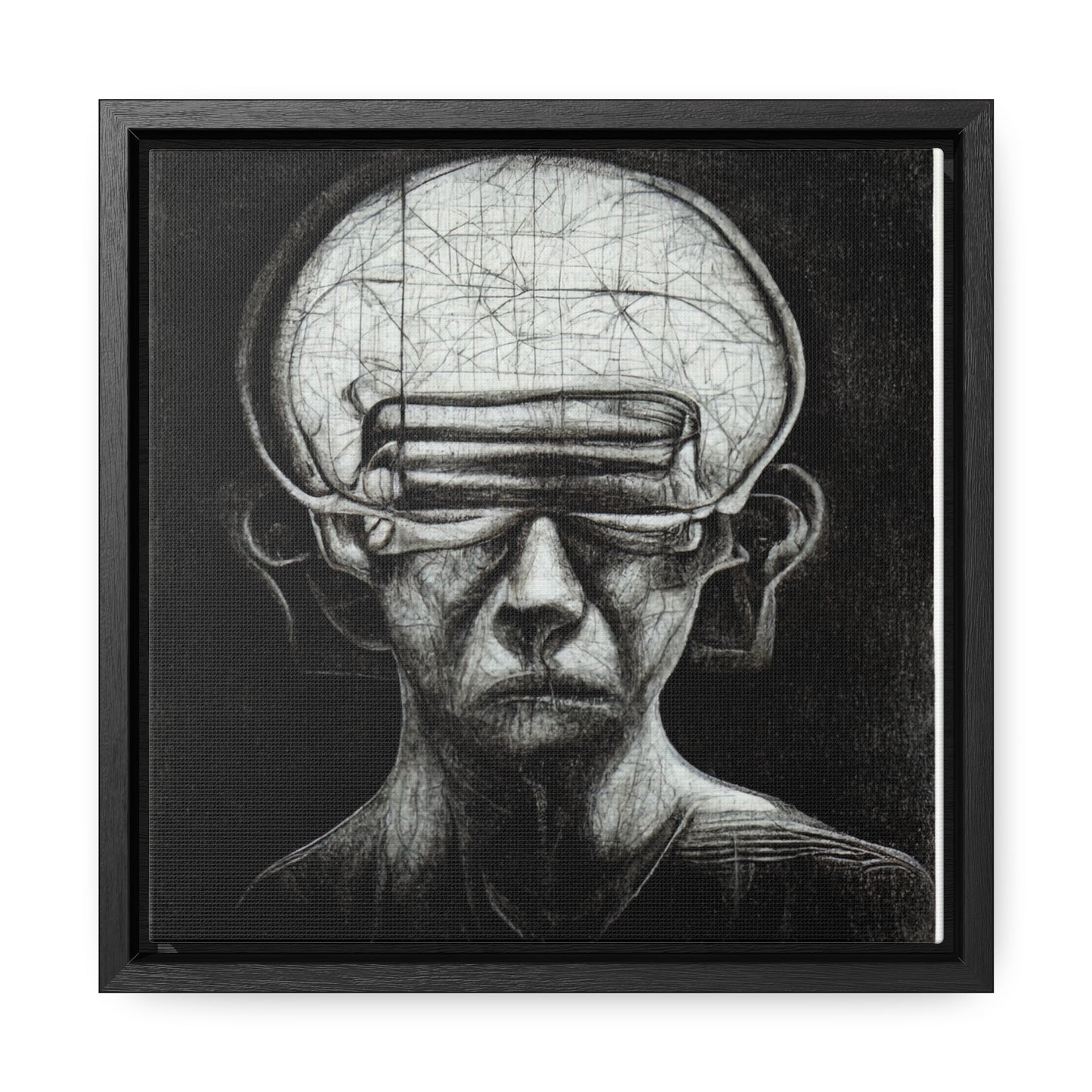 Brain 13, Valentinii, Gallery Canvas Wraps, Square Frame