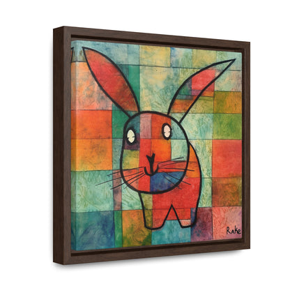 Rabbit 34, Gallery Canvas Wraps, Square Frame