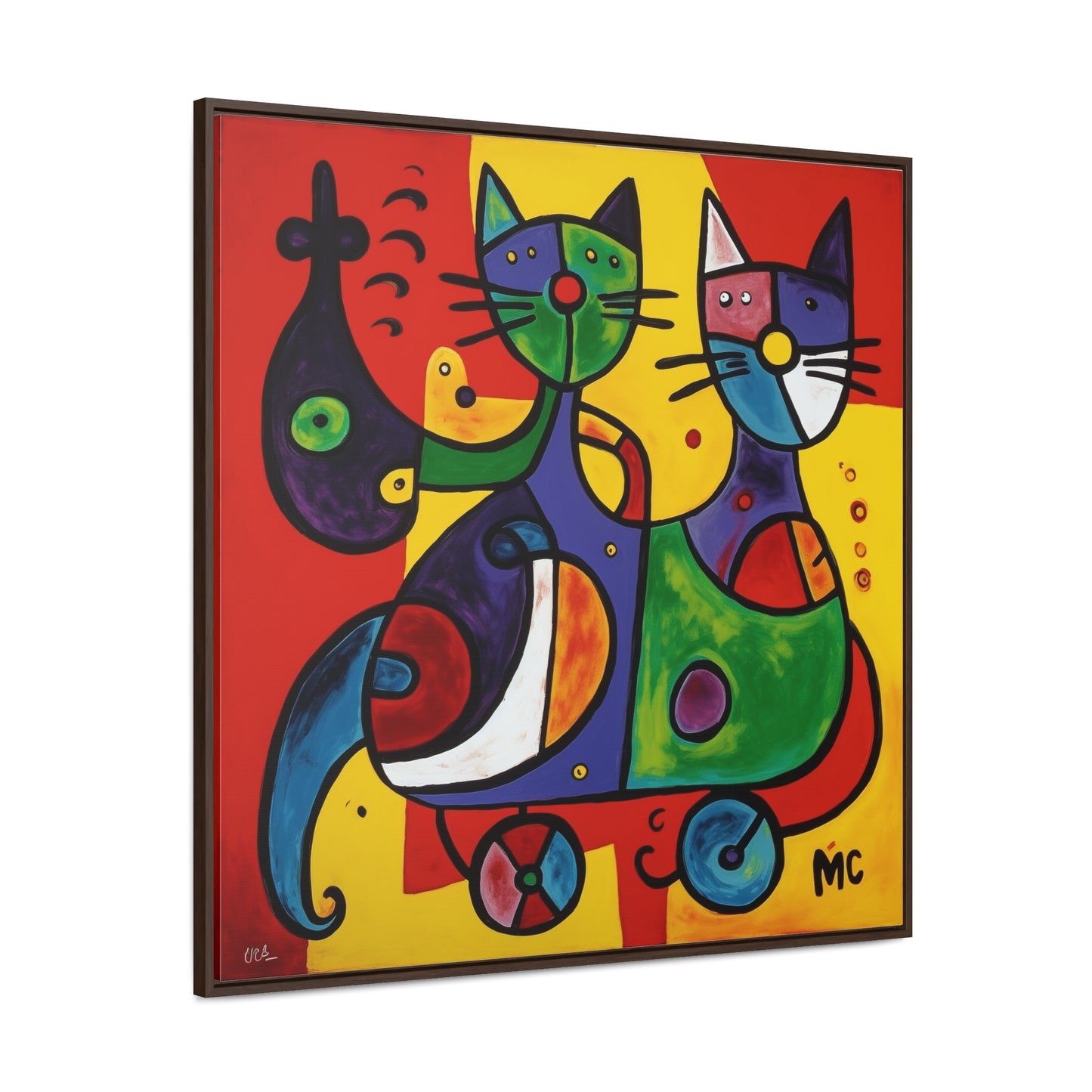 Cat 151, Gallery Canvas Wraps, Square Frame