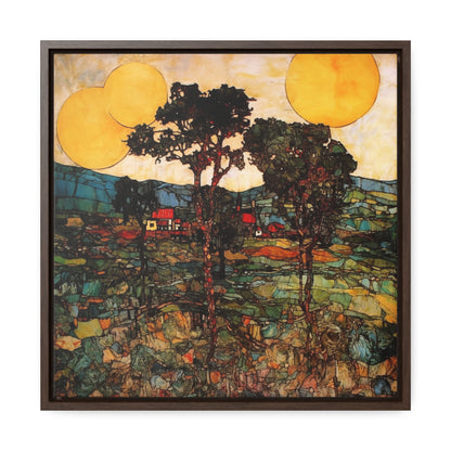 Land of the Sun 42, Valentinii, Gallery Canvas Wraps, Square Frame